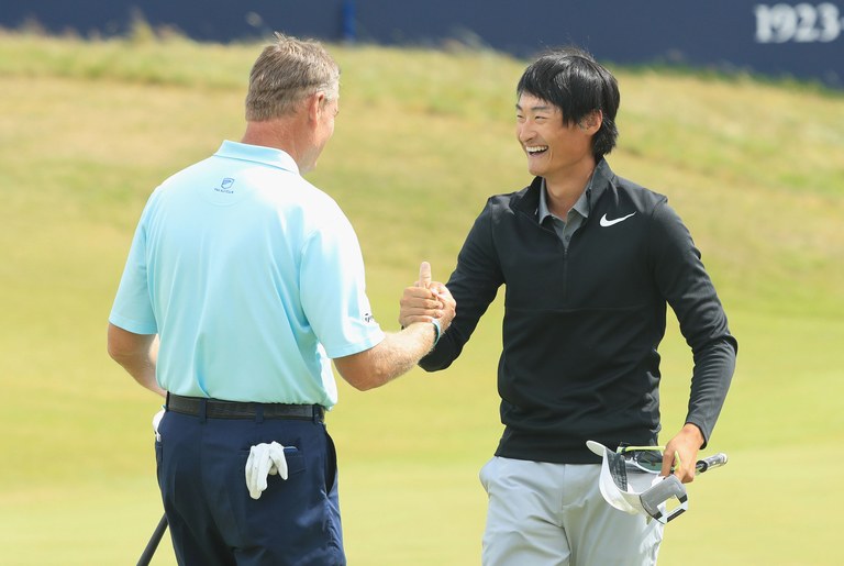 Ernie Els, Li Haotong