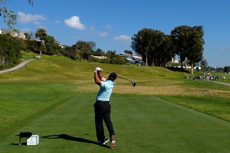 Chad Collins, Riviera 18th tee