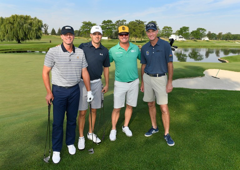 Steve Stricker, Jordan Spieth, Charley Hoffman, Jim Furyk