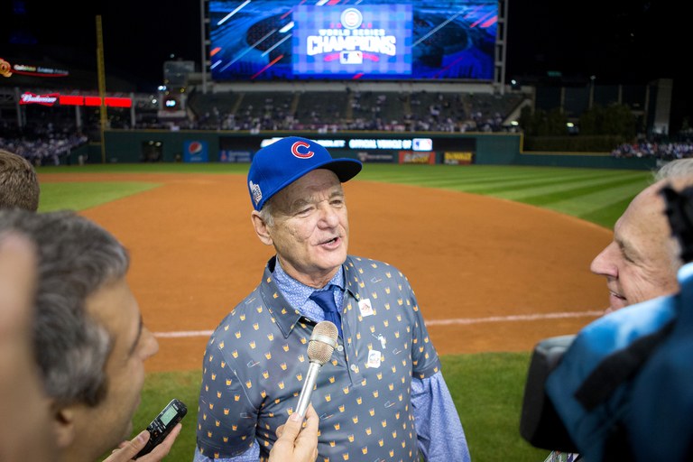 Bill Murray interview at Wrigley Field