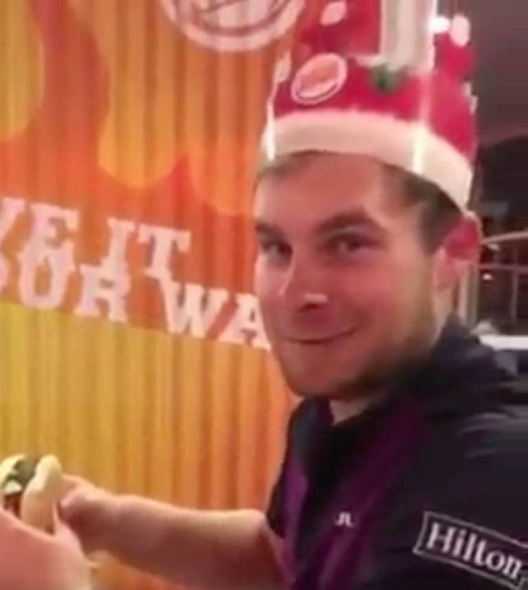 Tyrrell Hatton Burger King