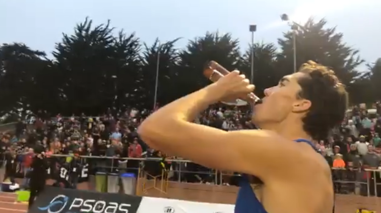 Corey Bellemore beer mile world record.