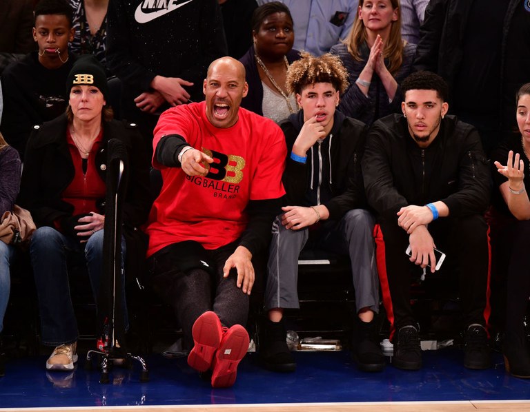 Celebrities Attend The New York Knicks Vs Los Angeles Lakers Game