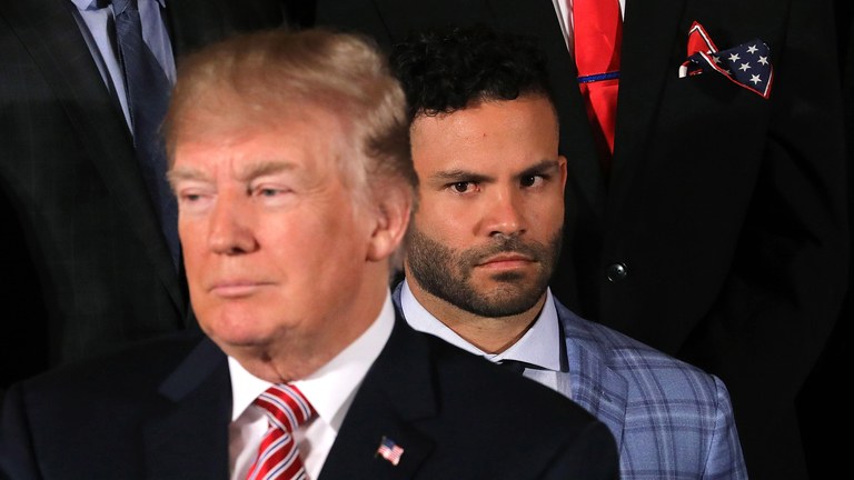 Donald Trump Welcomes World Series Champion Houston Astros To The White House