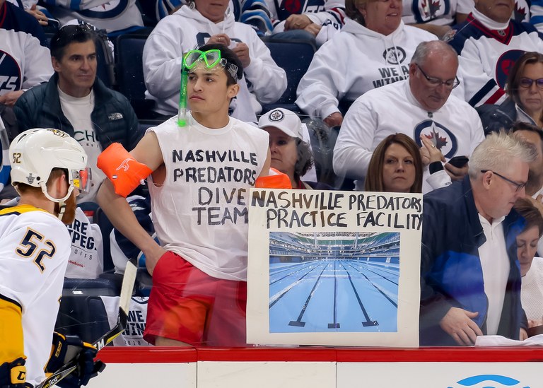 Nashville Predators v Winnipeg Jets - Game Three