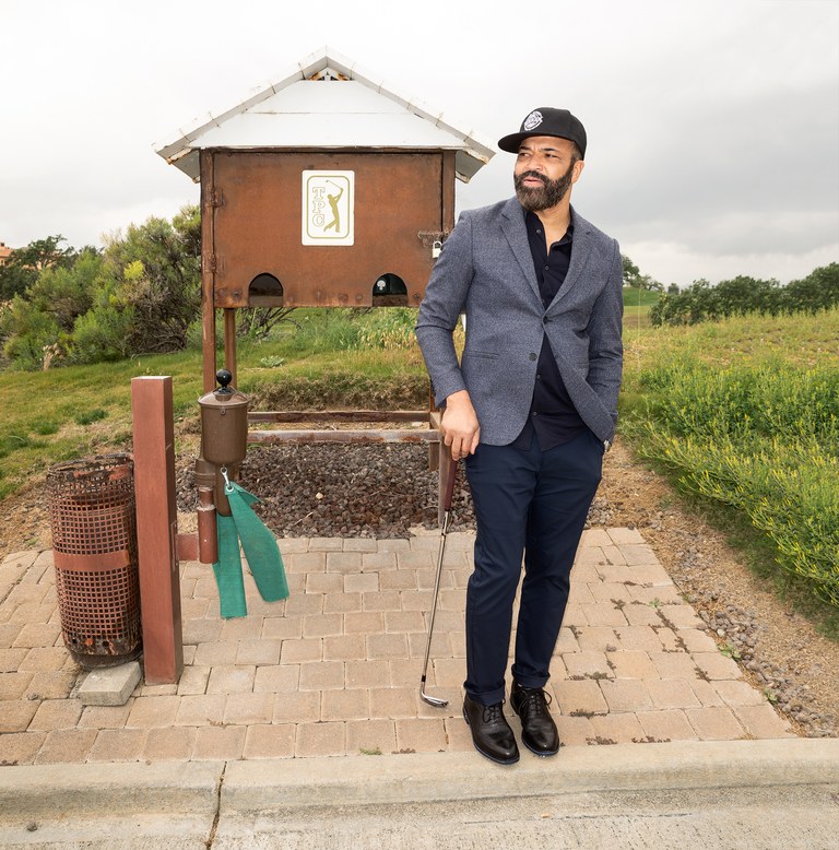 Jeffrey Wright at the Oaks Club at Valencia in Southern California. 