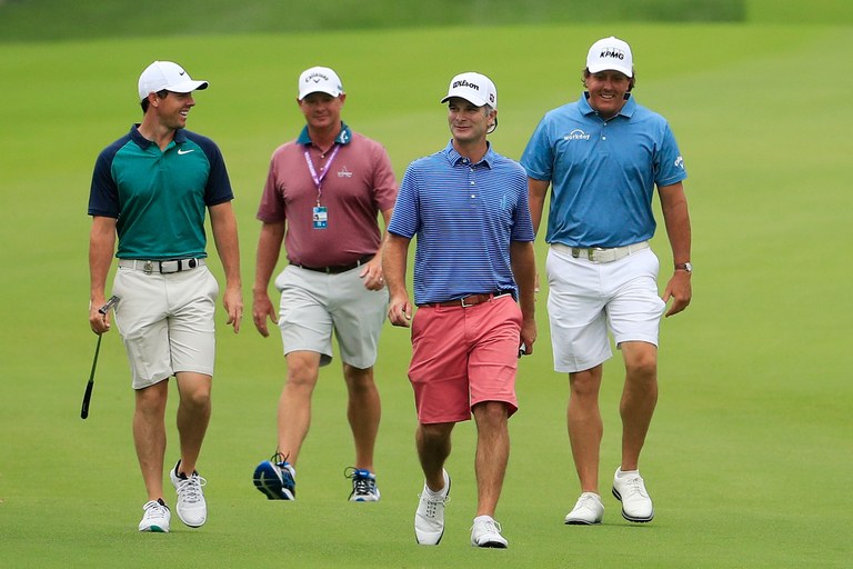 Rory McIlroy, Kevin Streelman, Phil Mickelson