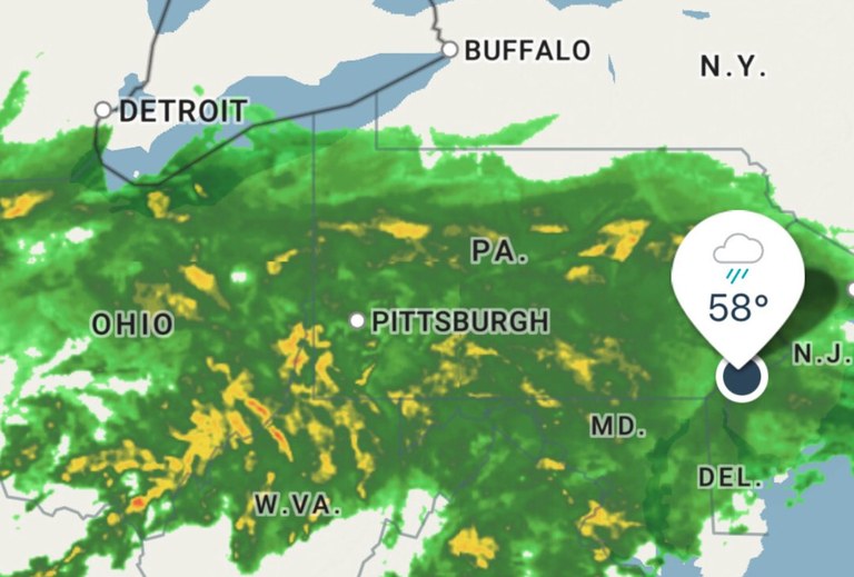 Aronimink Golf Club weather