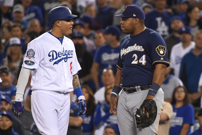 League Championship Series - Milwaukee Brewers v Los Angeles Dodgers - Game Four