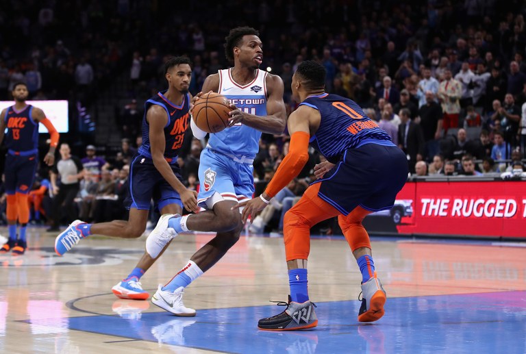 Oklahoma City Thunder v Sacramento Kings