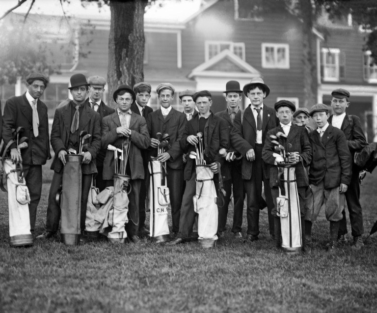 Portrait Of Golf Caddies