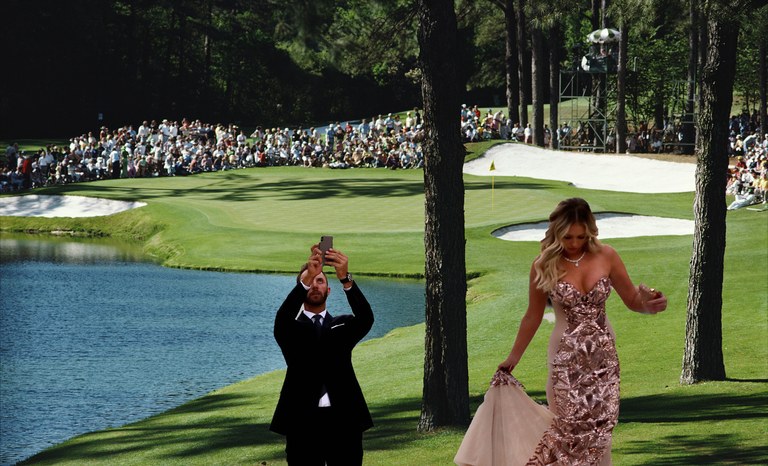 16TH GREEN, AUGUSTA NATIONAL GOLF CLUB, 1983