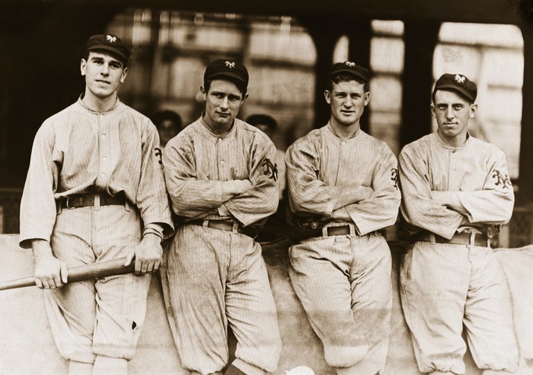 Portrait of New York Giants Outfielders